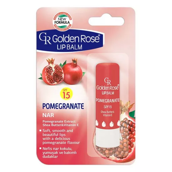 Golden Rose Besleyici E Vitaminli Dudak Kremi SPF15 Nar 4,6 gr