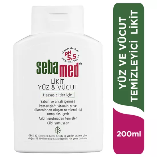 Sebamed Likit Yüz & Vücut Temizleyici 200 Ml