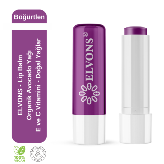 Elvons Dudak Koruyucu Kremi Böğürtlenli 4,8 gr