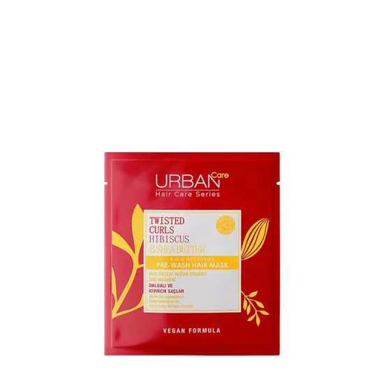 Urban Care Twisted Curls Hibiscus & Shea Yağı Bukle Beliginleştirici Duş Öncesi Saç Bakım Maskesi 50 Ml