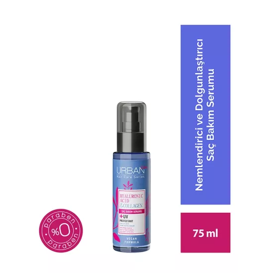 Urban Care Hyaluronic Acid & Collagen Kuru ve Cansız Saçlara Özel Saç Bakım Serumu 75 Ml