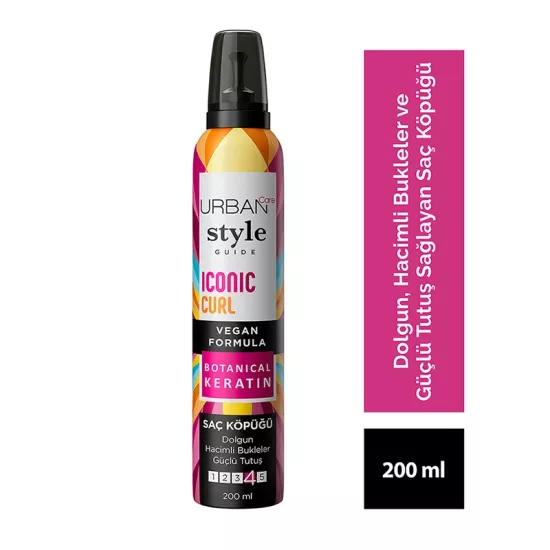Urban Care Style Guide Iconic Curl Saç Köpüğü 200 Ml