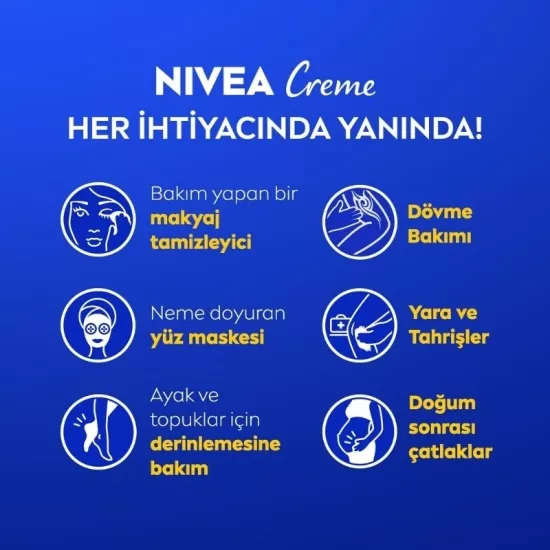 Nivea Creme Yoğun Nemlendirici El ve Vücut Bakım Kremi Kremi 150 Ml