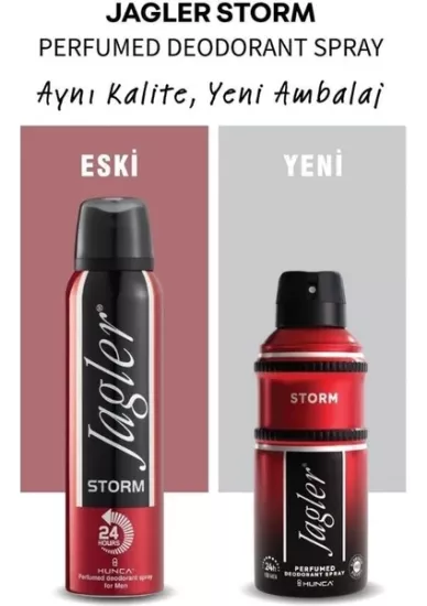 Jagler Storm EDT Erkek Parfüm 90ml+Sprey Deodorant 150ml