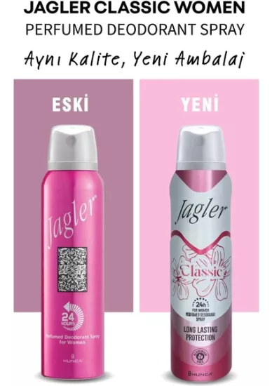 Jagler Classic Kadın Sprey Deodorant 150 Ml