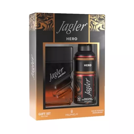 Jagler Hero EDT Erkek Parfüm 90ml+Sprey Deodorant 150ml