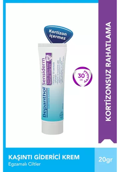 Bepanthol Sensiderm Kortizon İçermeyen Krem 20 gr