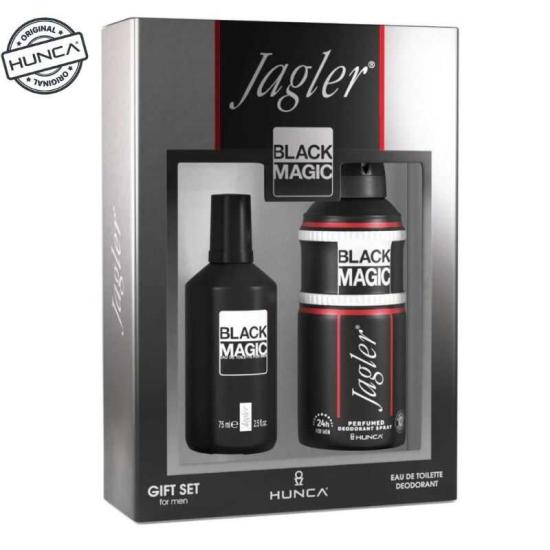 Jagler Black Magic EDT Erkek Parfüm 75ml+Sprey Deodorant 150ml