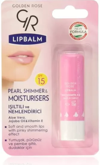 Golden Rose Besleyici E Vitaminli Dudak Kremi SPF15 Parlak 4,6 gr